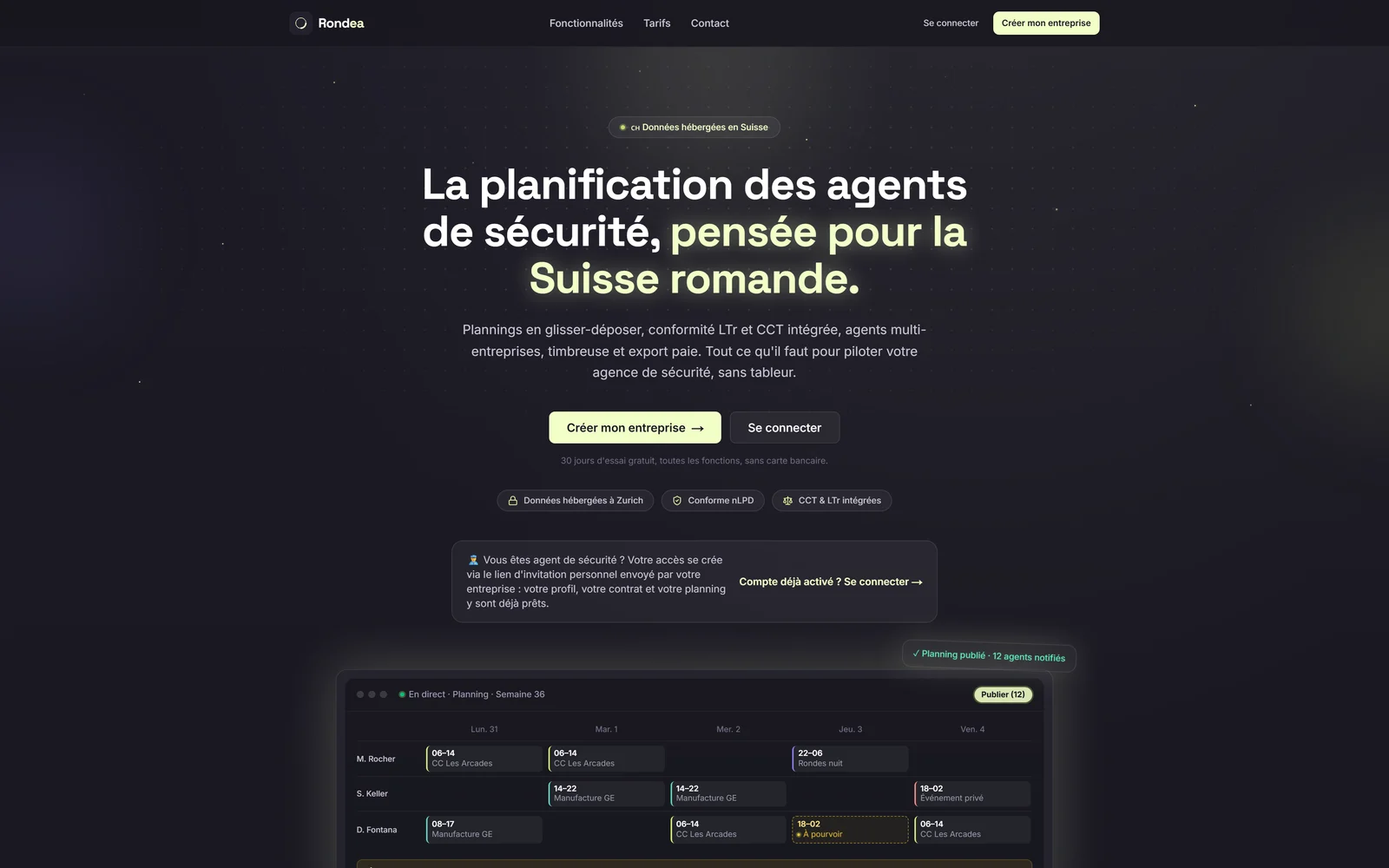 Le site Rondea, réalisé par la Maison Mantorok